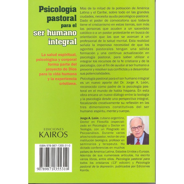 Psicología pastoral para el ser humano integral Segunda Edición