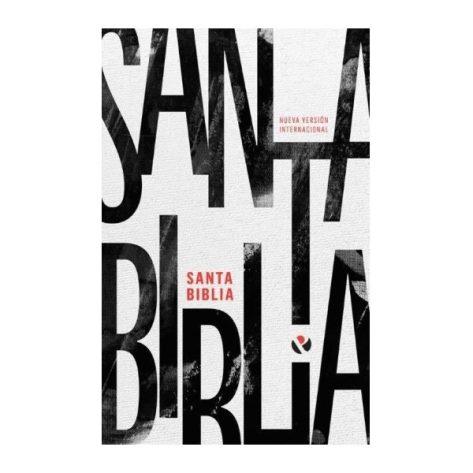 BIBLIA NVI RUSTICA BLANCO Y NEGRO