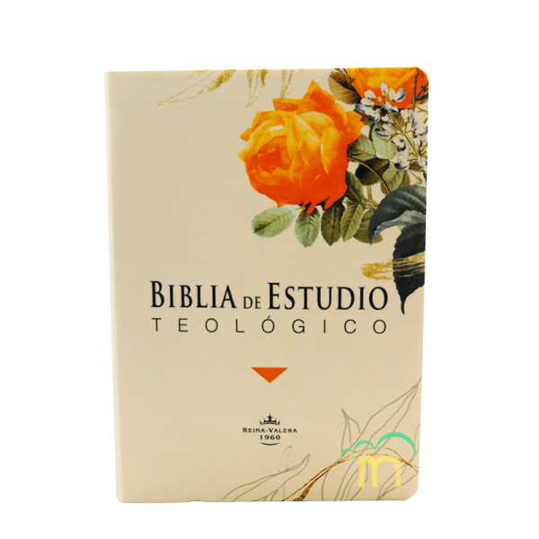 Biblia de estudio teológico RVR60 - Flor naranja - Índice