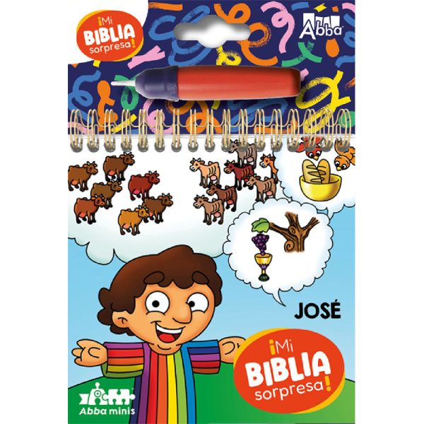 Mi biblia sorpresa pinta con agua - José