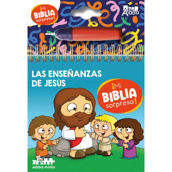 Mi biblia sorpresa pinta con agua - Las enseñanzas de Jesús