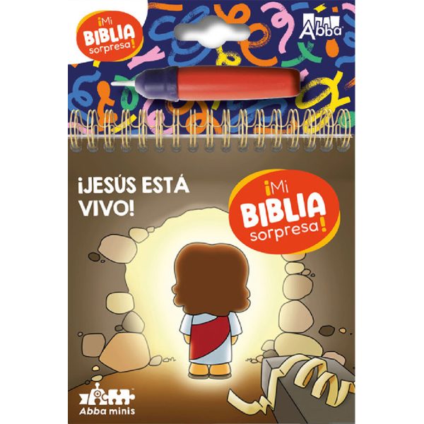 Mi biblia sorpresa pinta con agua - ¡Jesús está vivo!